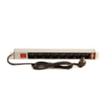 Reglette Alm 19" 1U 8P 2P+T Avec Interrupteur Lande