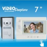 Video Doorphone  ZDL-37M 1 CAMERA + 1 MONTEUR Couleur avec Ecran LCD 7 "