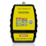 TESTEUR A LED POUR CABLE COAXIAL AVEC 4 BOUCHONS IDENTIFICATIONS GOLDTOOL