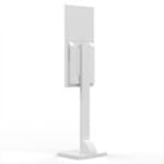 SELF POS : Boîtier aluminium & base type sol couleur blanche