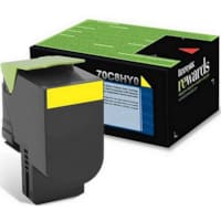 Cartouche de Toner D'origine Jaune Lexmark CS310 CS/CX410 510 jusqu'à 3000 pages