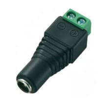 CONNECTEUR DC MALE + BORNIER A VIS POUR CAMMERA 12V