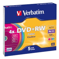 DVD+RW Matt Silver VERBATIM 43229