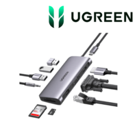 Station d'accueil USB-C 8 en 1 HDMI 2 DP