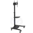 Meuble Support TV Robuste avec Roulettes Élégant et Sophistiqué DGT21-T013