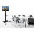 Meuble Support TV Robuste avec Roulettes Élégant et Sophistiqué DGT21-T013