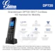 Combiné téléphonique sans fil DECT VOIP DP720