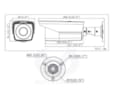 HD720P Caméra à balles IR à focale variable DS-2CE16C2T-VFIR3