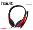 Casque avec Micro Noir / Rouge HV-H2105D