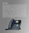 Téléphone IP Gigabit avec trois lignes et voix HD SIP-T40G