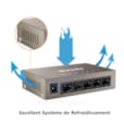 Commutateur de bureau 5 ports Fast Ethernet 10/100 TEF1005D