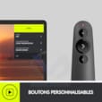 Logitech 910-006520 - TÉLÉCOMMANDE LASER DE PRÉSENTATION R500s Bluetooth 910006520