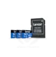 LEXAR CARTE SD MS633X 256GB High-Performance 633x microSDXC™ UHS-I with SD adapter, up to 100MB 12M LSDMI256BB633A