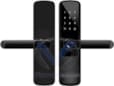 Smart lock WiFi APP couleur noire en alliage d