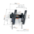Support mural inclinable 19"-43" VOGELS TVM 321H15 8033210