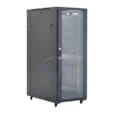 COFFRE INFORMATIQUE 27U 600*600*1400MM + ETAGERE + ROULETTE 27U66
