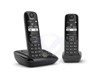 AS690A Duo Black Téléphones sans Fil DECT avec Répondeur 4250366854694