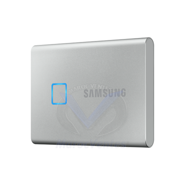 SAMSUNG 2 TB PORTABLE SSD T7 TOUCH USB 3.2 GEN 2 SILVER (8806090195273)