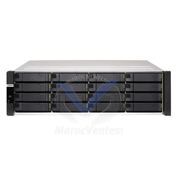 QNAP SERVEUR NAS DUAL CONTROLLER RACK 16 BAIES 64 GB RAM, 0TB DISKLESS ES1686DC-R2-2123IT