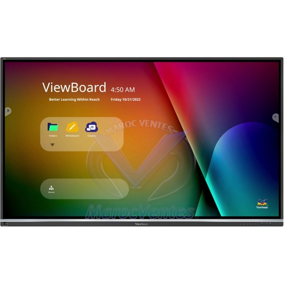 ViewBoard ECRAN LED INTERACTIF 4K 75 POUCES IFP7550-5F