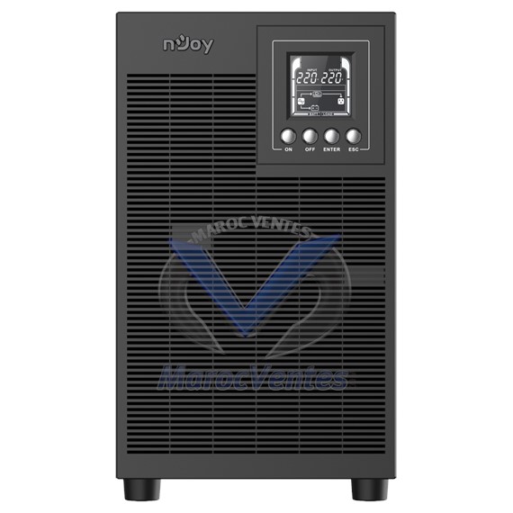 Onduleur Echo Pro 3000 3000 VA/2400 W 4 Prises FR 7 Minutes à 1 200 W (charge de 50 %) NJOY_UPOL-OL300EP-CG
