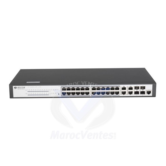 Switch 24, 10/100/1000 Base-T Ports and 4 1000 Base-X Ports S2528-P