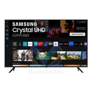 TV Smart Crystal 55" (138 cm) 4K UHD 2023 Noir