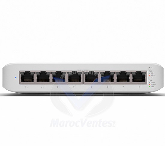 UniFi Switch Lite 8 PoE Géré L2 Gigabit Ethernet (10/100/1000) Connexion Ethernet (PoE) Blanc USW-LITE-8-POE