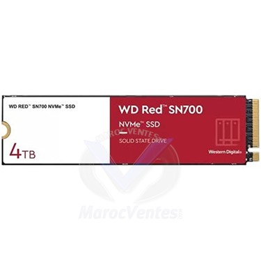 Disque Dur Interne Red SN700 SSD 4TB M.2 NVMe R/W 3430MB/s 3000MB/s
