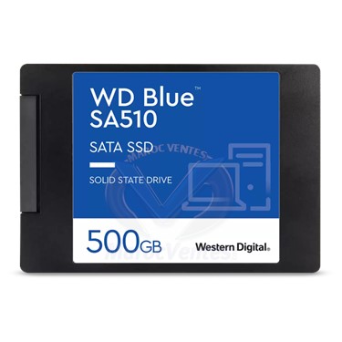 Disque Dur WD SSD Interne 500G SA510 SATA 2,5 "/7 mm avec Boîtier