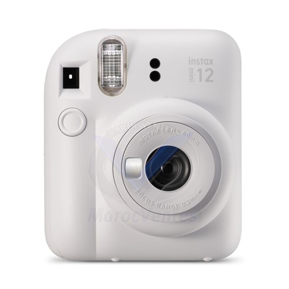 FUJIFILM INSTAX MINI 12 INSTANT CAMERA, WHITE INSTAX MINI 12
