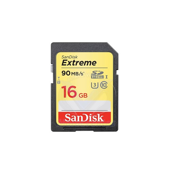 CARTE MEMOIRE SANDISK EXTREME SDHC 16GO SDSDXNE-016G-GNCIN