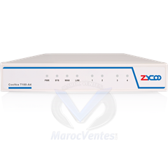 IP PBX Système Téléphonique Unifié 4 FXO support de 100 poste et 50 appelés simultané