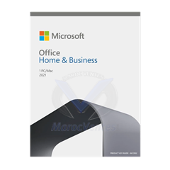 Microsoft Office Home and Business 2021 English Africa Only Medialess T5D-03515