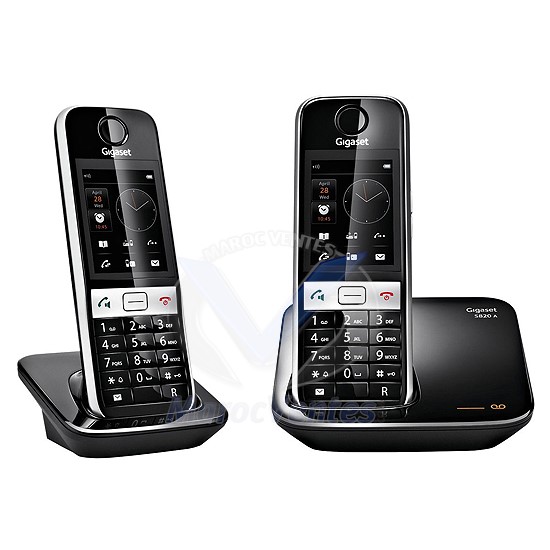 Téléphone DECT sans fil avec répondeur et combiné supplémentaire, Les  meilleurs prix au maroc