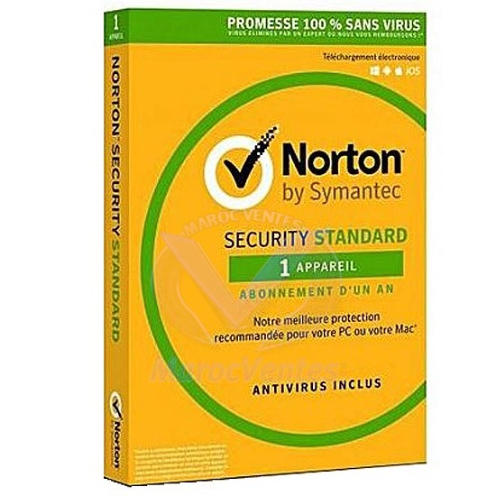 Norton Security Standard 1 an - 1 Appareil SY21367762