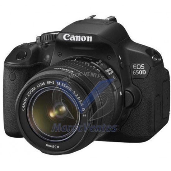 Appareil Photo Numérique Reflex Canon EOS 650D + Carte SD 8 GB+ Sacoche 6559B005AA