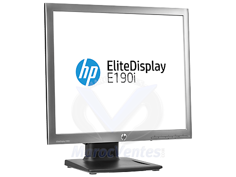 Écrans EliteDisplays Écran HP EliteDisplay E190i de 48 cm (18,9 pouces) IPS et rétro-éclairage LED 5:4 (ENERGY STAR) E4U30AA