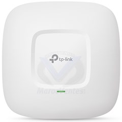 Tplink AC1200 Wireless Dual Band Gigabit Ceiling Mount Access Point, Qualcomm, 300Mbps at 2.4GHz + 867Mbps at 5GHz, 802.11a/b/g/n/ac, Beamforming, 1 Gigabit LAN, 802.3af PoE Supported, Centralized Management, Captive Portal, Multi-SSID, 4 internal antenna