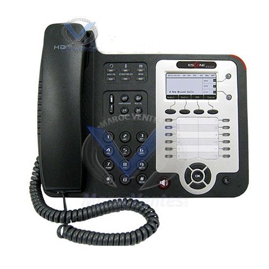 Téléphone IP professionnel avec POE + 2 comptes SIP ES320