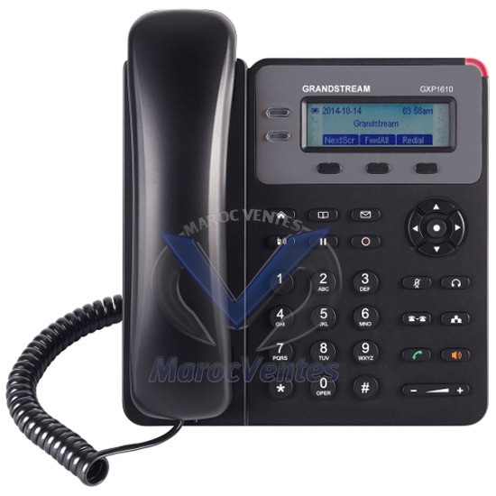 Téléphone IP pour les Petites Entreprises Non POE GXP1610