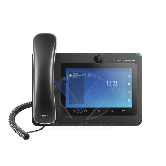 Téléphone IP Multimédia Android avec écran couleur tactile 7 pouces GXV3370