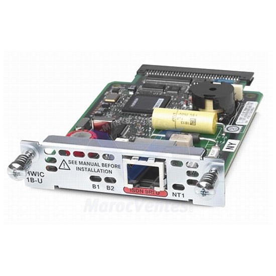 Adaptateur de terminal RNIS 1 Port ISDN BRI U High-Speed WAN Interface Card HWIC-1B-U