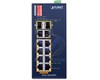 IP30 Industrial 8-Port 10/100TX 802.3at PoE + 2-Port Gigabit TP/SFP combo IFGS-1022HPT