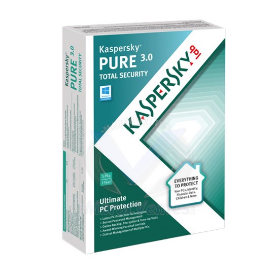 KASPERSKY Pure 3.0 2014 3 Postes / 1 an KL1911FBCFS-MAG