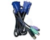 Câble KVM USB de 1,8 M avec convertisseur PS2 vers USB intégré KVM-KC1-1.8