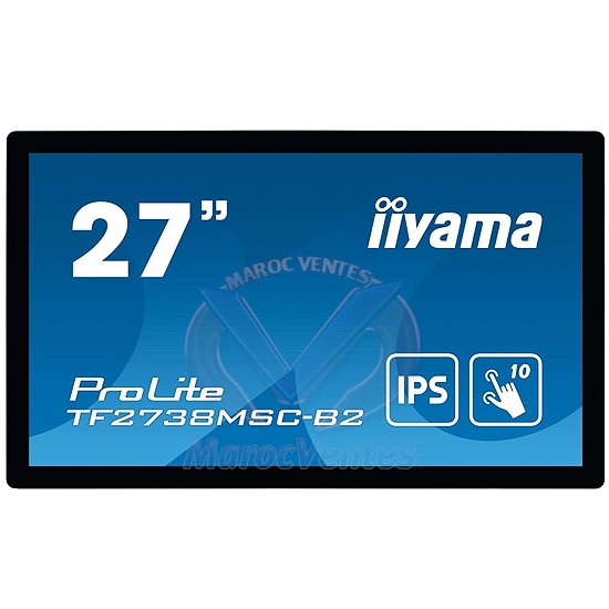 ECRAN IIYAMA ProLite avec WEBCAM INTEGRE Multi-Touch 27 Pouces à 10 Points TF2738MSC-B2