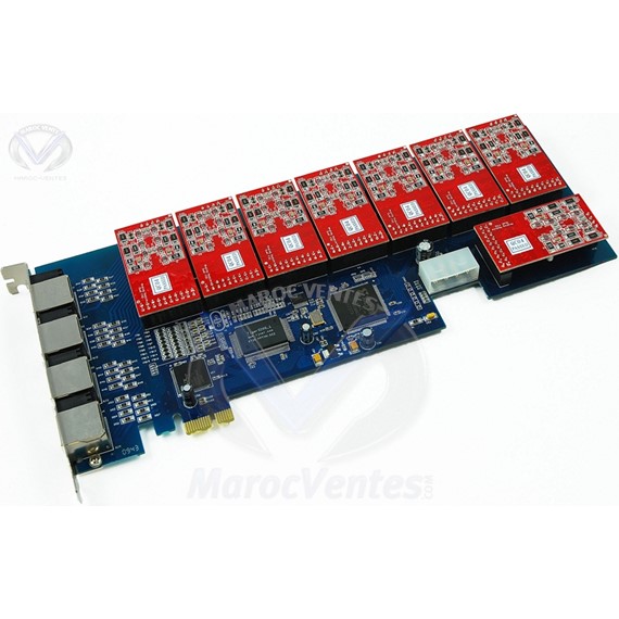 Card Asterisk support 16 analog lines with PCI Express 1 ZA16E