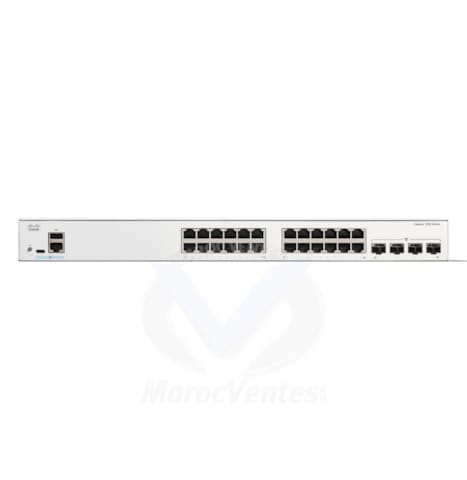 Commutateur Catalyst 1200 24 ports 10/100/1000 + 4 ports SFP 1GE Manageable Géré L2/L3 C1200-24T-4G